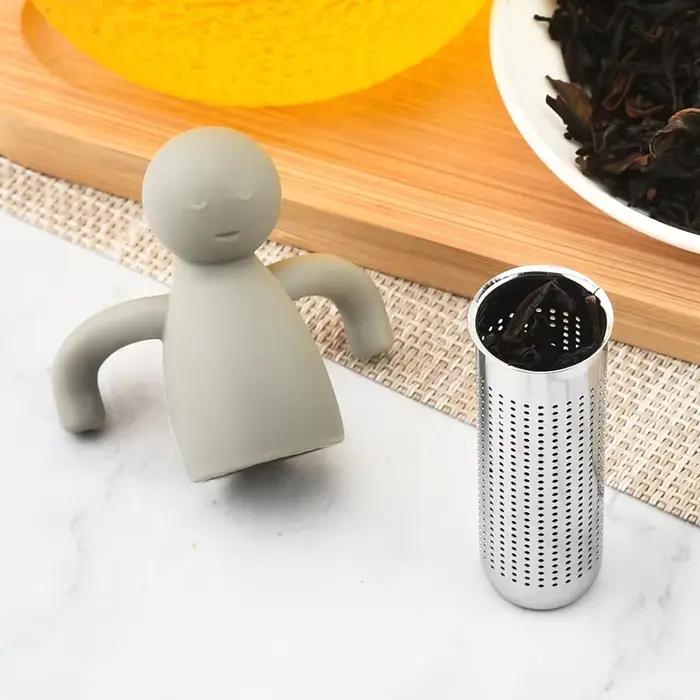 Infuseur à thé en acier inoxydable, accessoire de cuisine pour thé, usage domestique, bar à manger, jardin, pour femmes et hommes, occasions spéciales et quotidiennes
