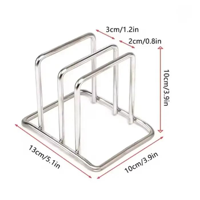 Support de planche à découper Durable en acier inoxydable