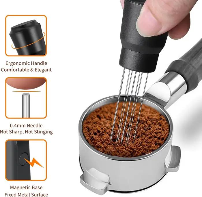 Outil magnétique WDT pour expresso, outil de distribution d'expresso, accessoires pour expresso pour Breville Ninja Luxe Cafe
