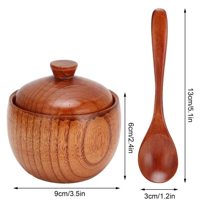 Pot à épices en bois Sucrier