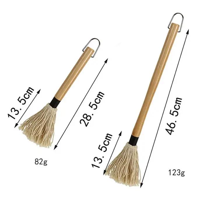 Balai à badigeonner pour barbecue, balai à rôtir ou griller, balai à badigeonner pour barbecue, aménagée ade, fumage de steak ou glaçage, 18 po