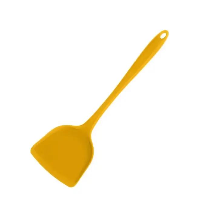 Ensemble d'ustensiles de cuisine en Silicone pour la cuisson, ensemble de spatules antiadhésives jaunes, ustensiles de cuisine résistants à la chaleur, outil de cuisine