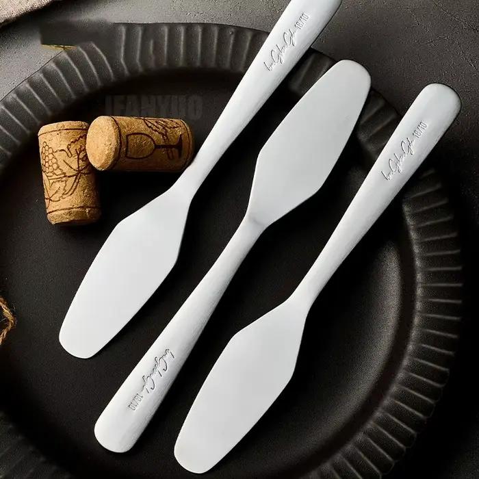 Coupe-beurre en acier inoxydable multifonctionnelle pour fromage beurre confiture prise confortable occasion spéciale famille amis brunches fêtes de fin d'année