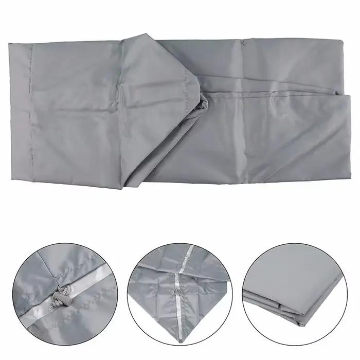 Couverture de gril grise 101x49x25cm, pour Weber voyageur, gril à gaz Portable 210D, couverture de barbecue robuste et étanche, couverture de cuisine de jardin