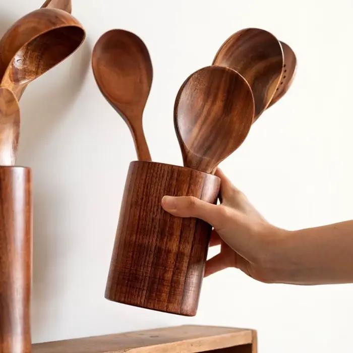 Pelles de cuisine en bois F2