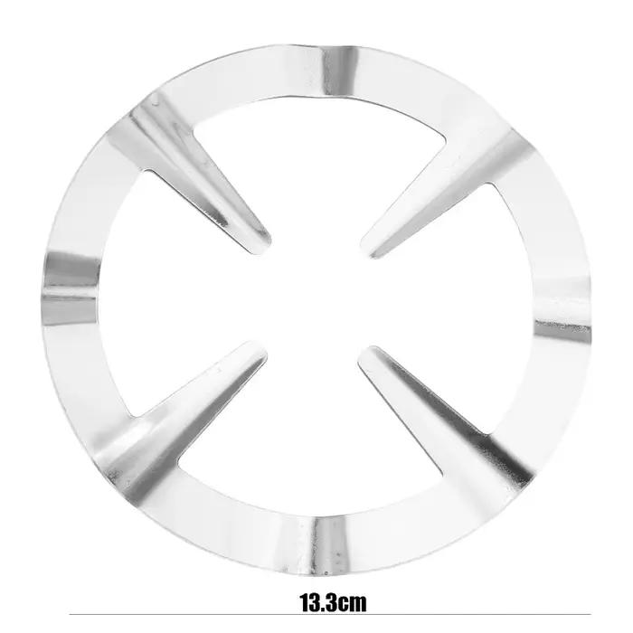 Anneau réducteur de cuisinière à gaz, Support de cuisinière à gaz, plaque d'anneau de mijotage en acier inoxydable, Support de Pot à café Moka, Support de casseroles