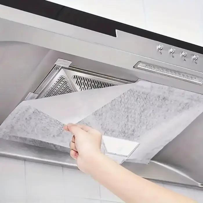 Filtres de hotte aspirante robustes - Couvertures en maille absorbant l'huile pour la ventilation de cuisine