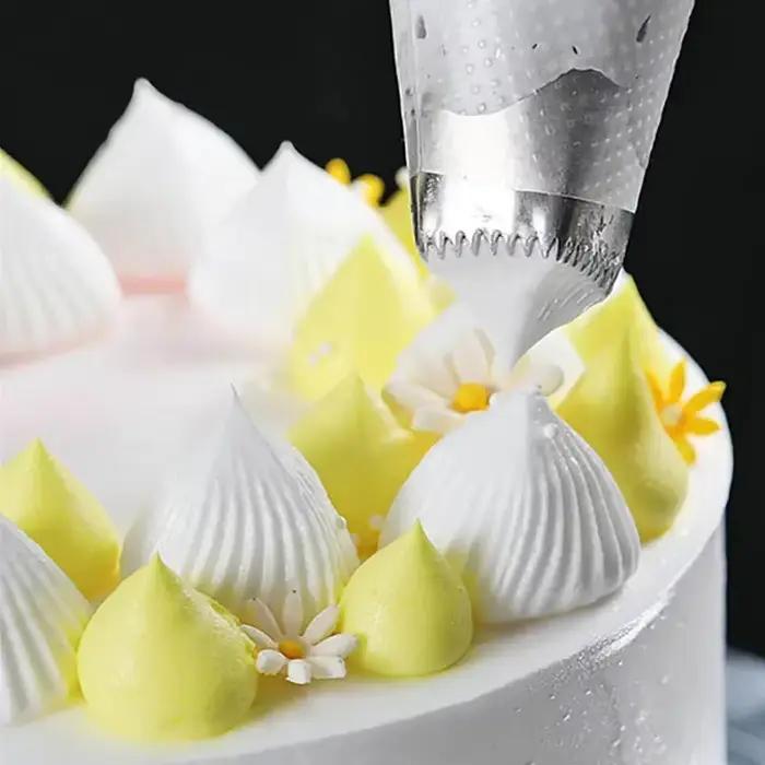 Buses de pâtisserie de grande taille en acier inoxydable