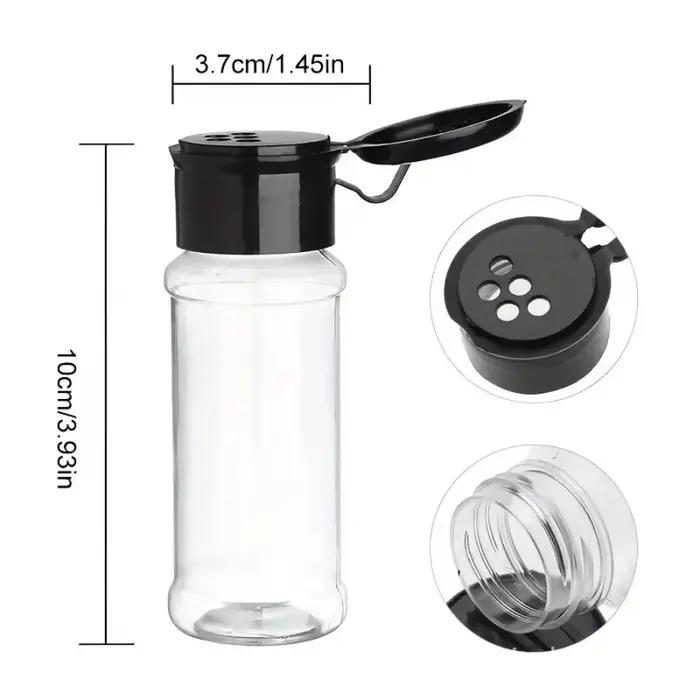 Pot d'assaisonnement en plastique, 100ml, 5 à 20 pièces/ensemble, bouteille de vinaigre, condiments pour barbecue