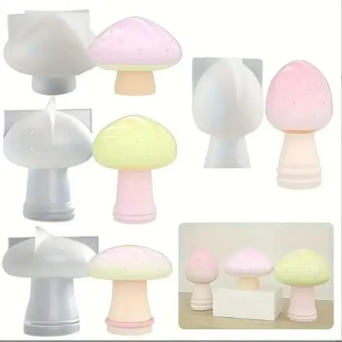 Moule créatif 3D en forme de champignon pour gâteaux au chocolat, résine époxy, artisanat DIY - Moules de moulage en résine pour la pâtisserie à usage domestique