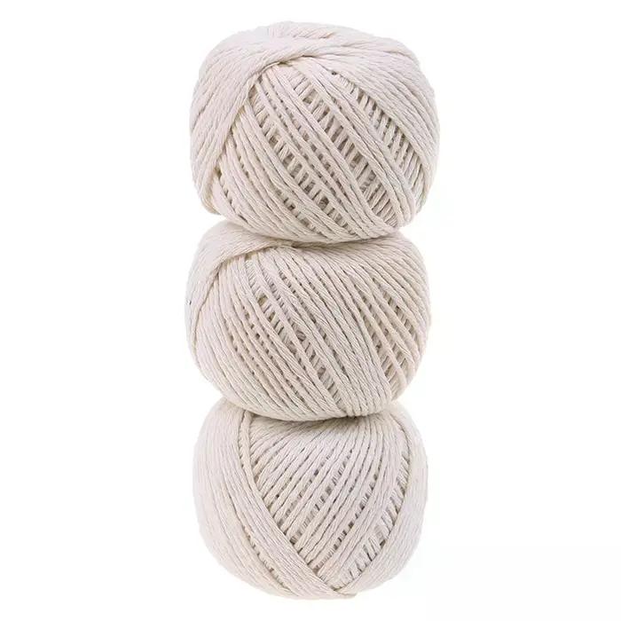 Ficelle de boucher de 70m tissu de coton pour viandes et volailles outils de cuisine emballeur de saucisses armure de viande occasions spéciales