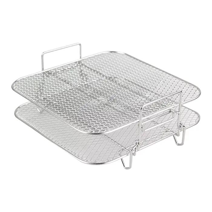 Grille de four à air chaud en acier inoxydable 304 pour cuisson saine et multifonctionnelle à offrir pour occasions familiales et spéciales