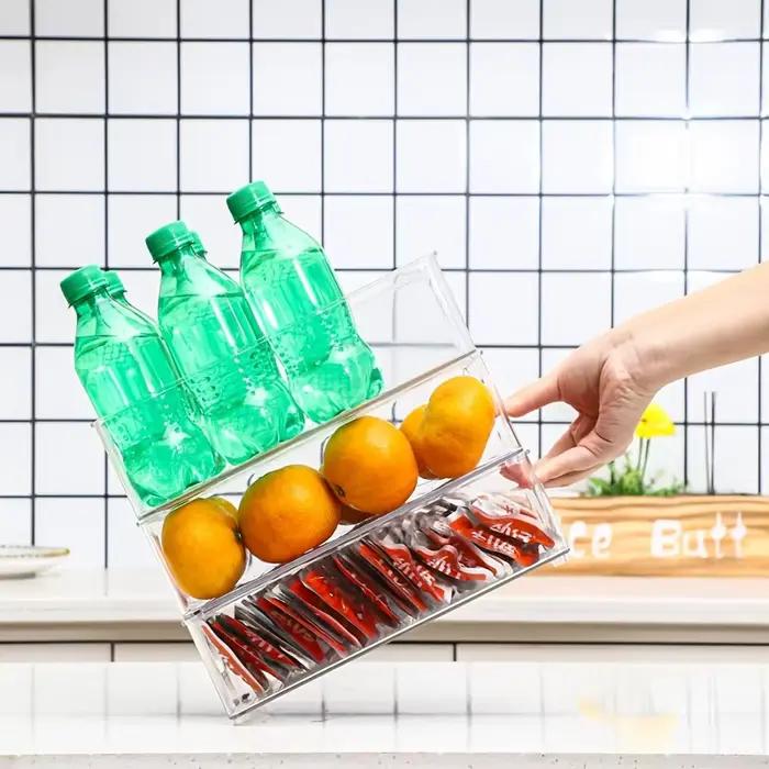 6 ensembles. Boîte de rangement pour réfrigérateur