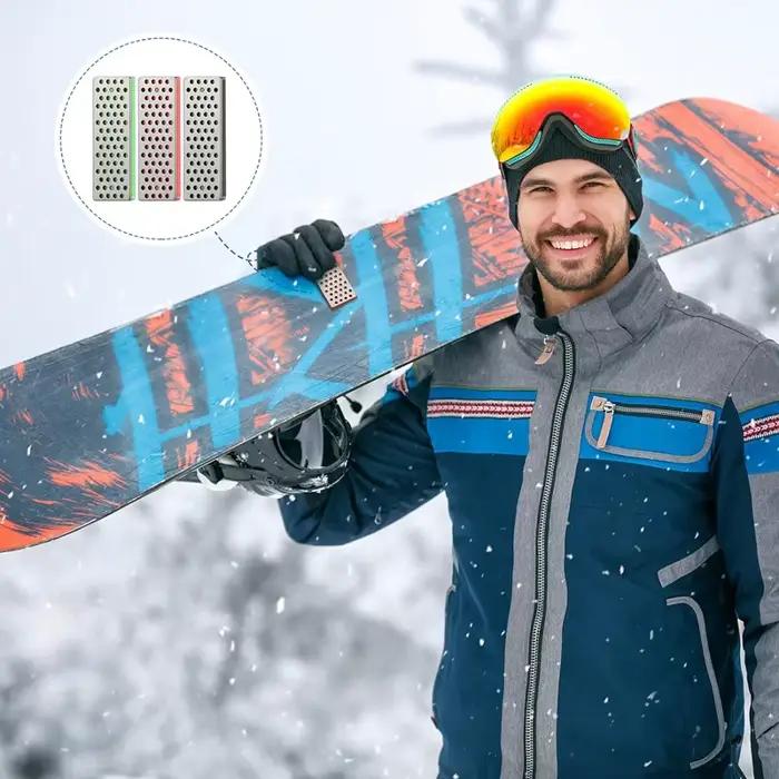 Pierre à aiguiser diamant 4 styles pour bords de Ski, affûteur de couteaux professionnel, grain 240 360 500 1000, accessoires de Ski en plein air