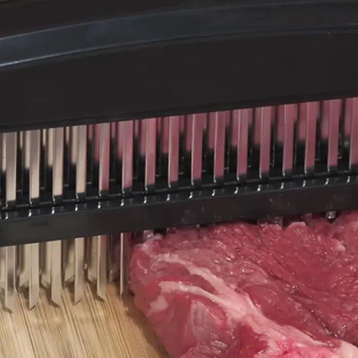48 lames aiguille viande attendrisseur acier inoxydable couteau
