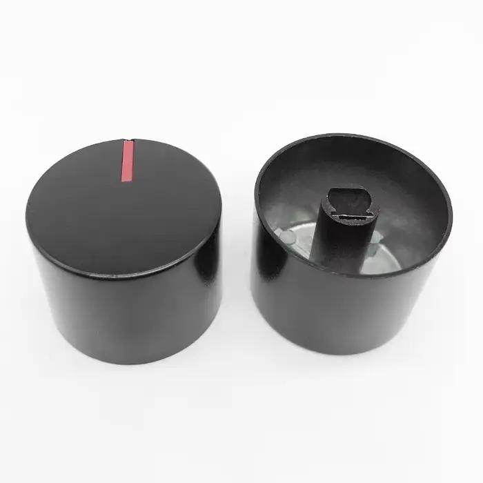 Boutons de cuisinière à gaz 6MM 8MM, 2 pièces, interrupteur de commande de four, accessoires de cuisinière à gaz, assemblage bouton noir