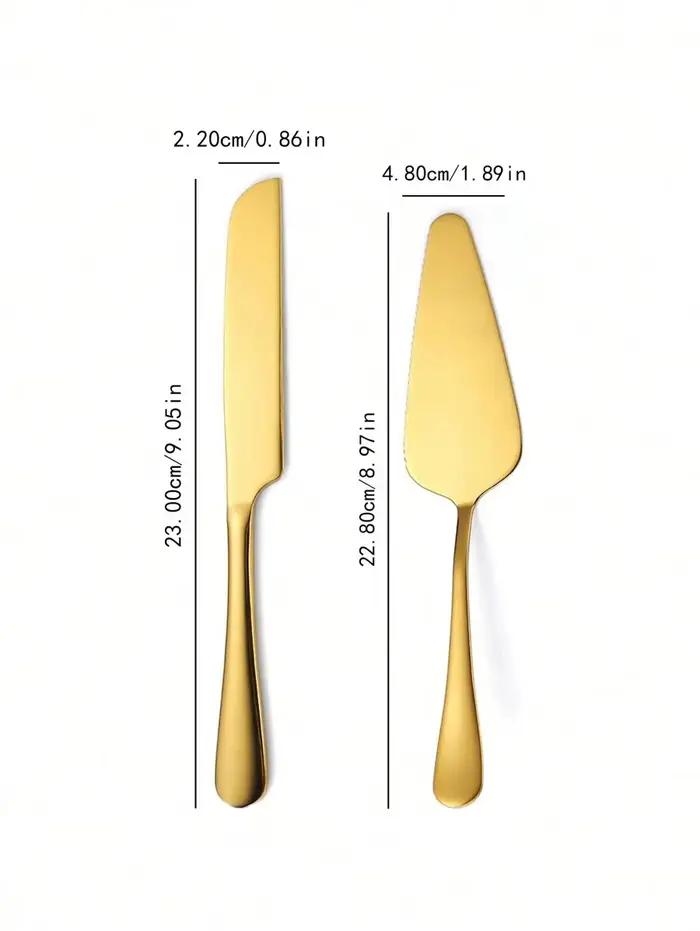 Ensemble de spatules à gâteau en acier inoxydable, spatule à pain et pâtisserie, outils de traiteur pour mariages, anniversaires et fêtes