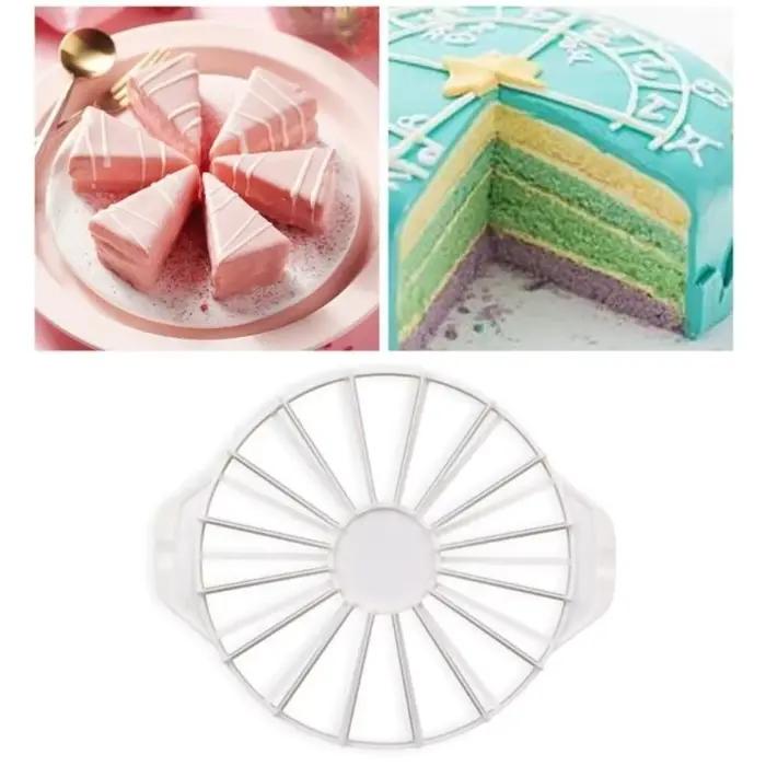 Nouveau Séparateur de gâteau rond trancheuse 10/12 tranches 14/16