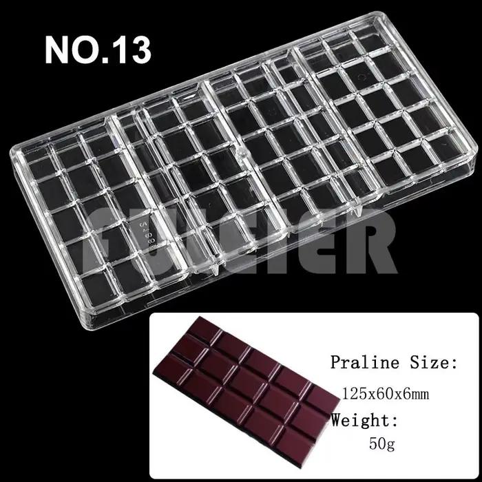 Moule à chocolat en Polycarbonate, outils de confiserie pour la décoration de gâteaux, pâtisserie, chocolat, bonbons, ustensiles de cuisson