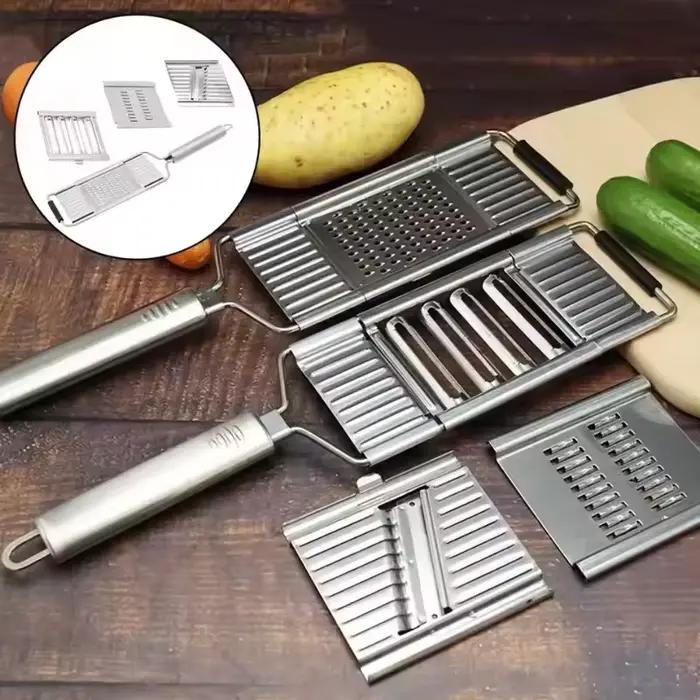 Râpe à légumes manuelle portable en acier inoxydable