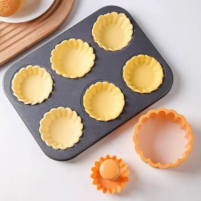 Ensemble de moules à tartelettes en plastique pour mini tartes rondes