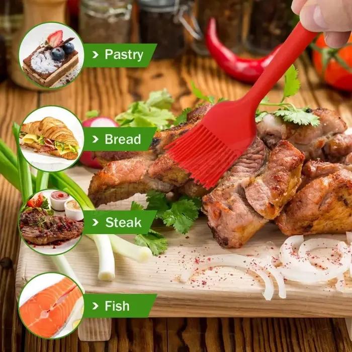 Pinceau de cuisine en silicone pour badigeonner