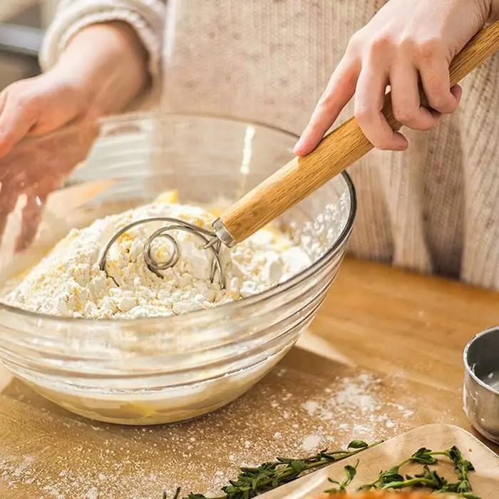 Fouet à pâte danois en acier inoxydable