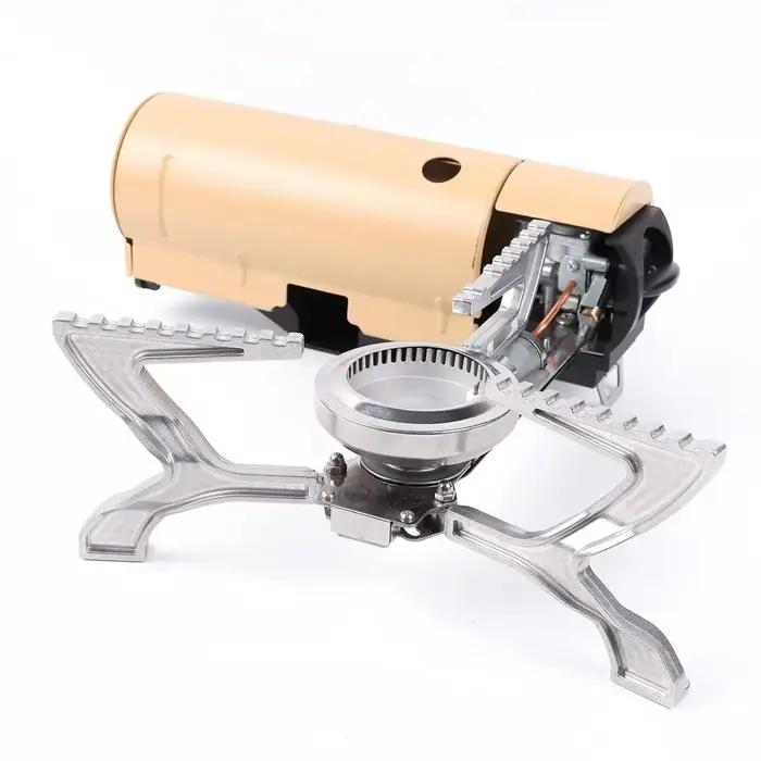 BRS-99 cuisinière à gaz de Camping Portable 2670W brûleur de Camp à domicile pour Glamping randonnée sac à dos cuisinière pliante en plein air voyage en famille