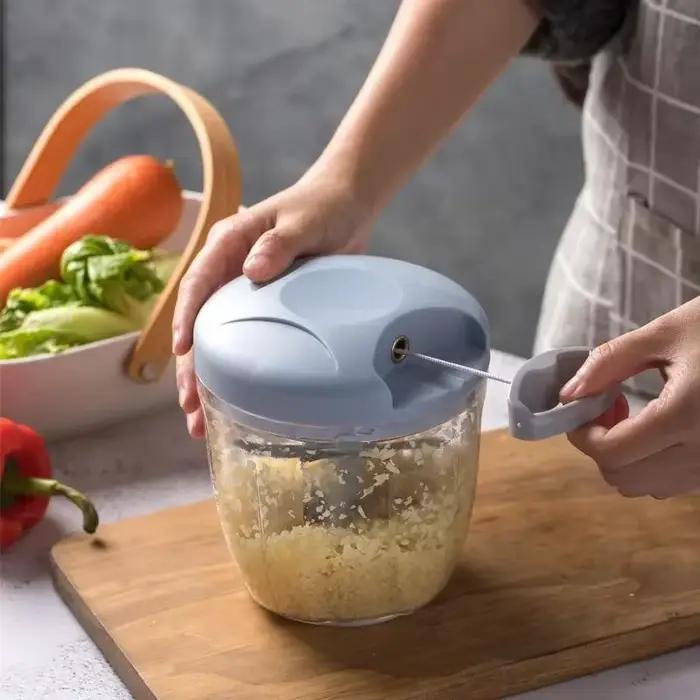 Nouveau broyeur coupe-oignon végétal accessoires de cuisine 500/900ML hachoir à viande manuel