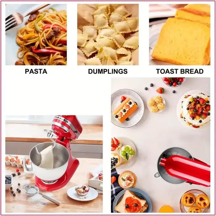 1 pièce d'accessoire de cuisine KitchenAid et crochet à pâte en acier inoxydable