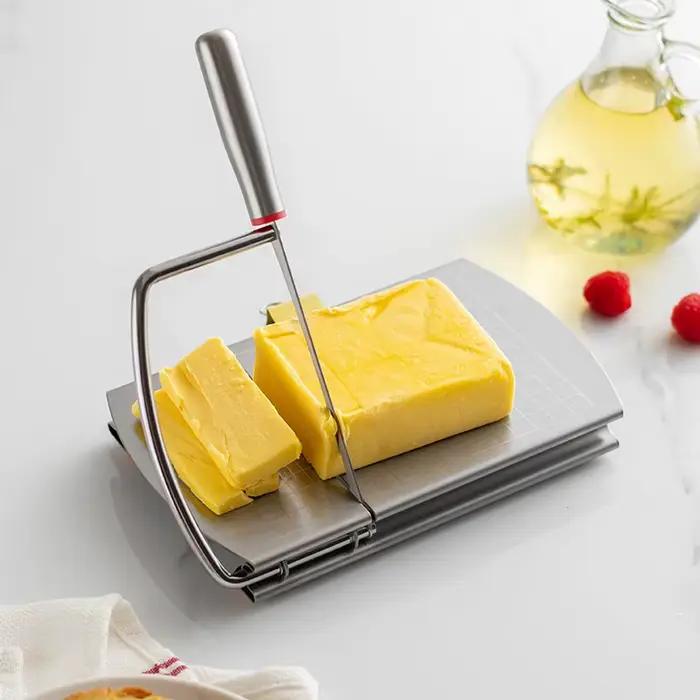 Muntifunction acier inoxydable beurre fromage jambon diviser machine de découpe trancheuses couteau avec échelle outils de cuisine accessoires de bar