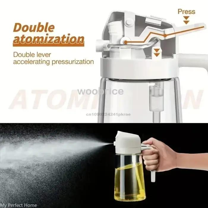 Pulvérisateur et distributeur d'huile Portable 2 en 1