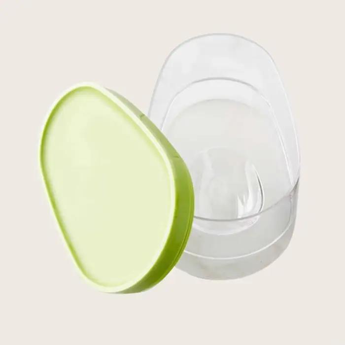 Boîte de rangement pour avocat en plastique vert réutilisable pour fruits et légumes rangement organisation cuisine durable et sûr
