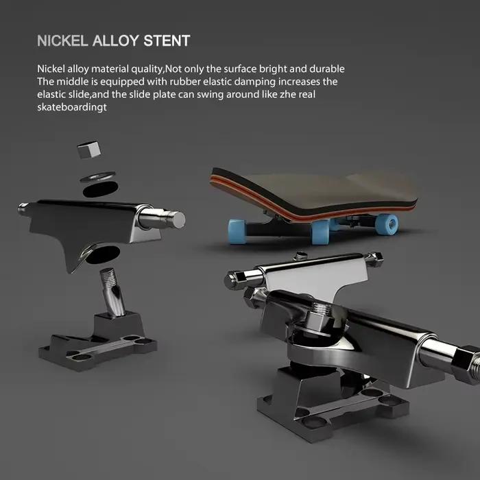 Mini Skateboard à doigts en érable, jeu de Sport de bureau, jouets à touche, Mini Skate drôle et mignon, cadeau de noël pour garçon