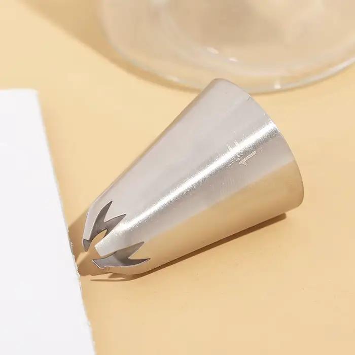 Ensemble d'embouts de décoration de gâteau à la crème sans fleur, buses de glaçage, tuyauterie de pâtisserie, outils de décoration de gâteau Chi, ustensiles de cuisson, # 1F