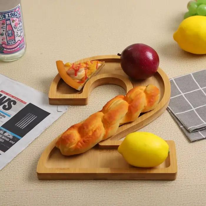 Grande plaque à chiffres en bois à remplir, pratique, pour servir, décoratif, pour anniversaire de bébé