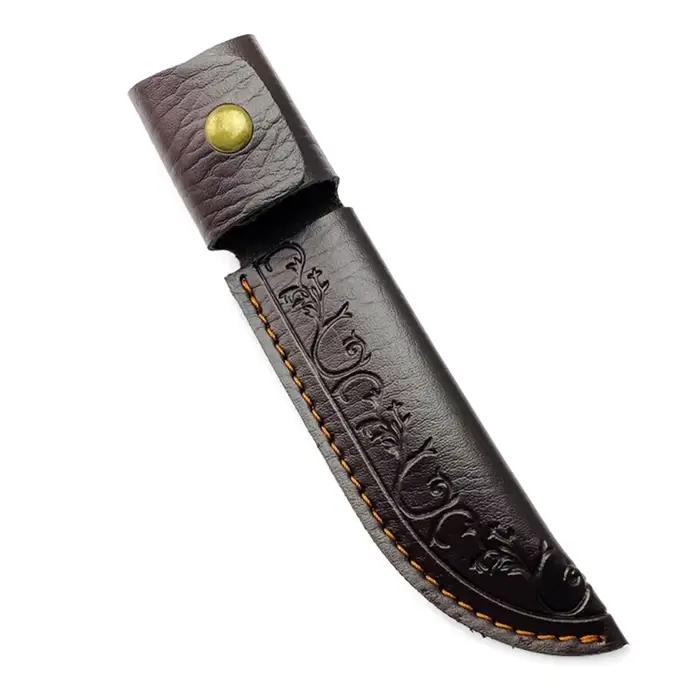 Gaine de poche en cuir PU fait main pour couteau de poche homme sécurité pratique camping chasse survival丛林探索爱好者专用手工PU皮革刀鞘