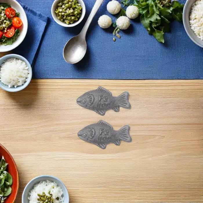 Outil de cuisson de poisson moulé