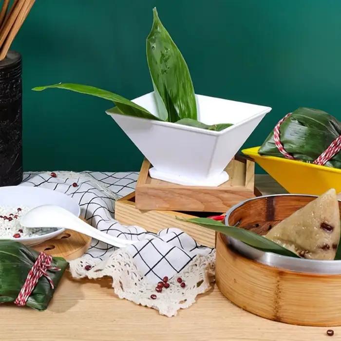 Practical Plastic Zongzi Mold Triangular Square