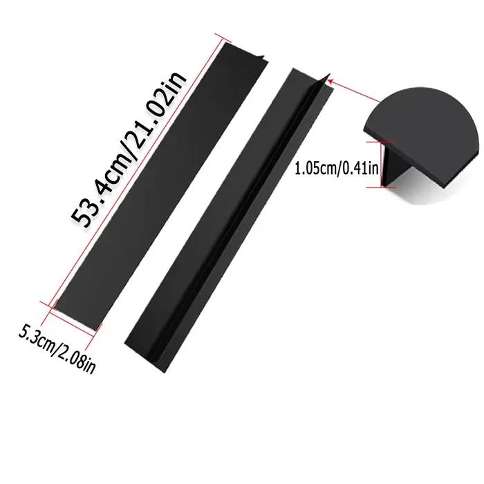 Bande d'étanchéité en Silicone pour cuisinière à gaz de cuisine, bande d'étanchéité Anti-huile et Anti-taches, bande d'insertion en Silicone, accessoires de cuisine