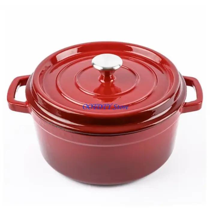 Boutons de couvercle en acier inoxydable gris clair et vert clair pour cocottes four hollandais durables et résistants à la chaleur pour cuisine professionnelle et amateur
