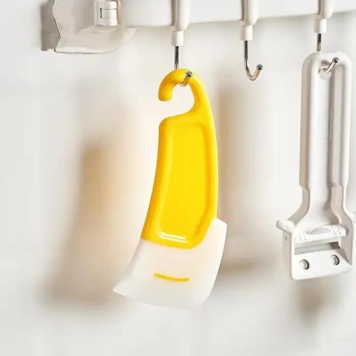 Grattoir à casserole en Silicone, spatule de nettoyage de la vaisselle, grattoir à vaisselle antiadhésif, poêle de cuisine, spatule de nettoyage en caoutchouc, outil de nettoyage de casseroles