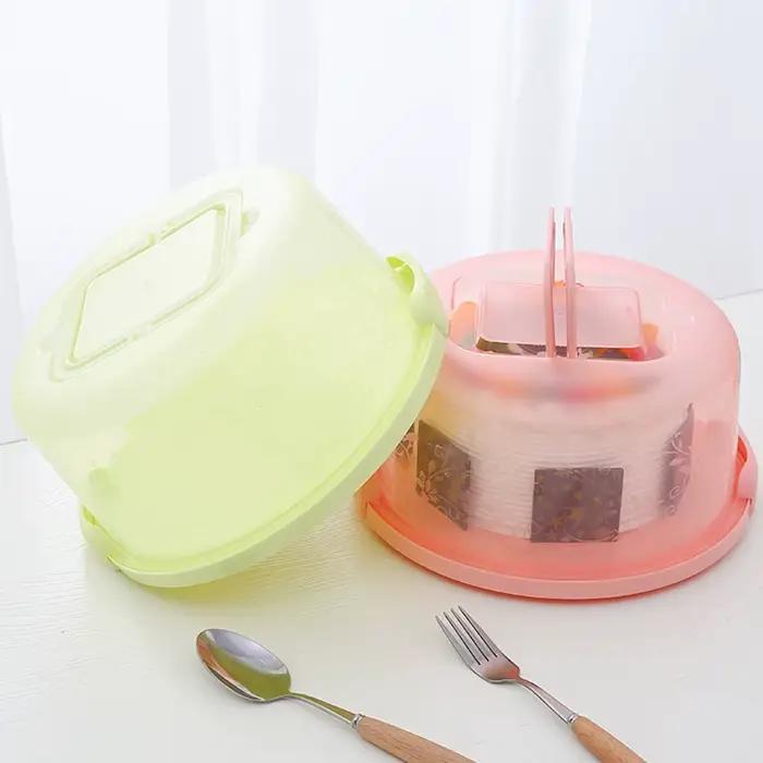 Boîte à Gâteaux Ronde Portable