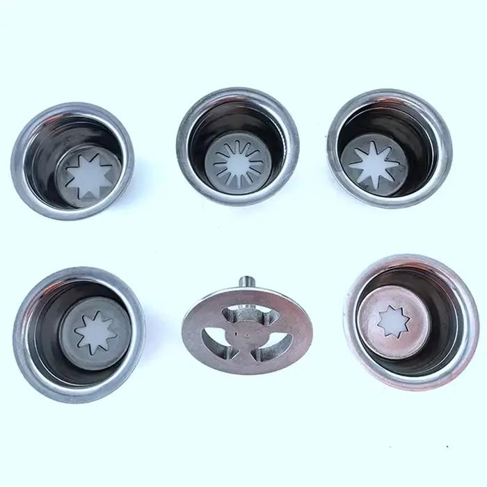 A52Q-solide creux en acier inoxydable Churrera Churro buse moule ensemble de 5 pour Churros Machine 53Mm diamètre extérieur