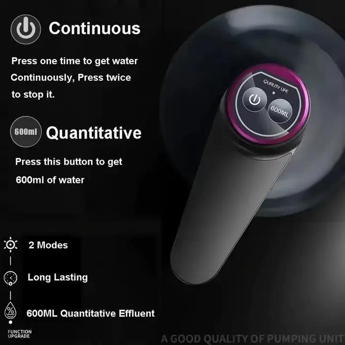 Distributeur d'eau Portable de 5 gallons avec chargement USB