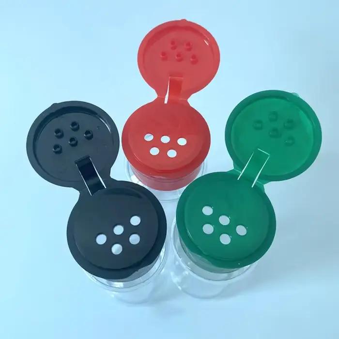 10/20 pièces 100ml épices sel poivrière pot d'assaisonnement en plastique organisateur d'épices pots à sucre peut bouteille de condiments stockage de cuisine