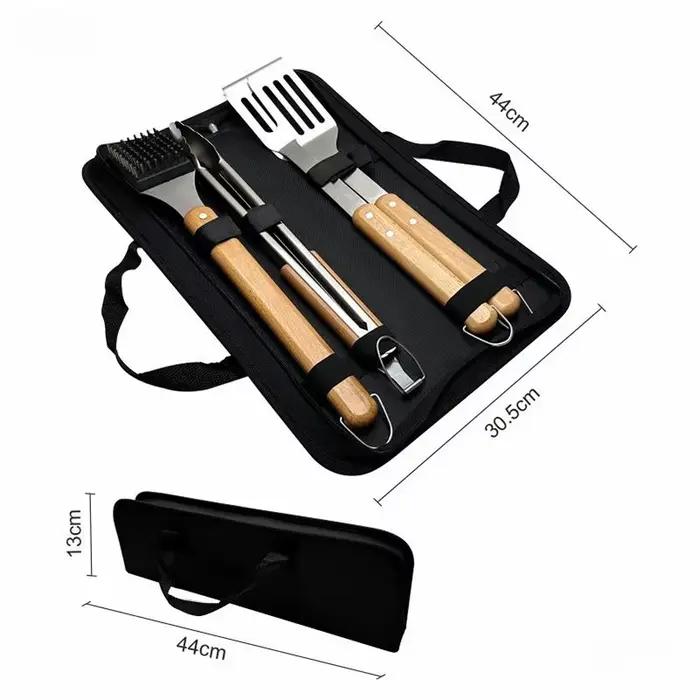 Ensemble d'outils de Barbecue en acier inoxydable