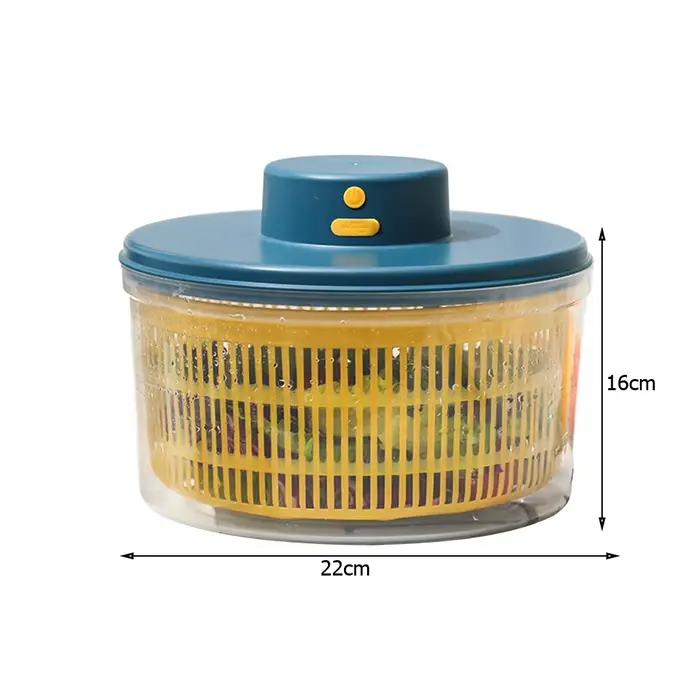 Essoreuse à salade rechargeable facile à utiliser pour fruits et légumes