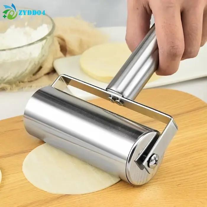 ● Rouleau à pâtisserie double tête en acier inoxydable antiadhésif