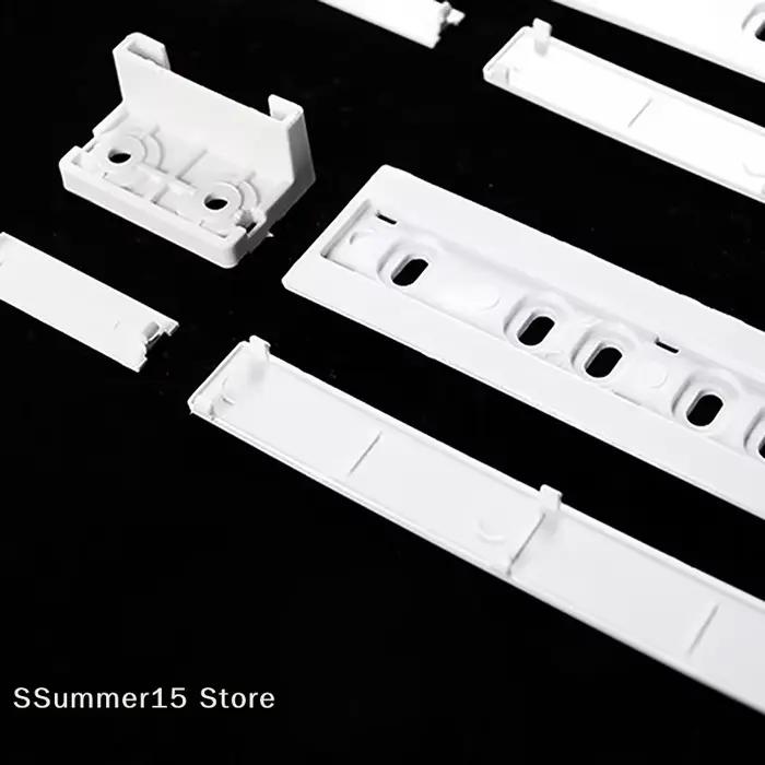 【R】1 ensemble de rails coulissants intégrés pour réfrigérateur, kit de montage de rail coulissant pour porte de réfrigérateur, guide coulissant pour porte de réfrigérateur